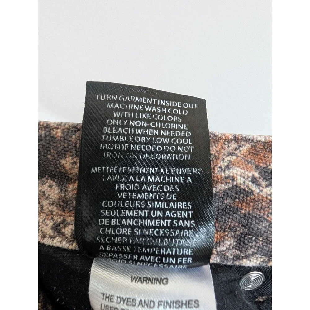 Ninth Hall Ambush Cargo Jeans 28 Streetwear High Rise Baggy Hunting Outdoor